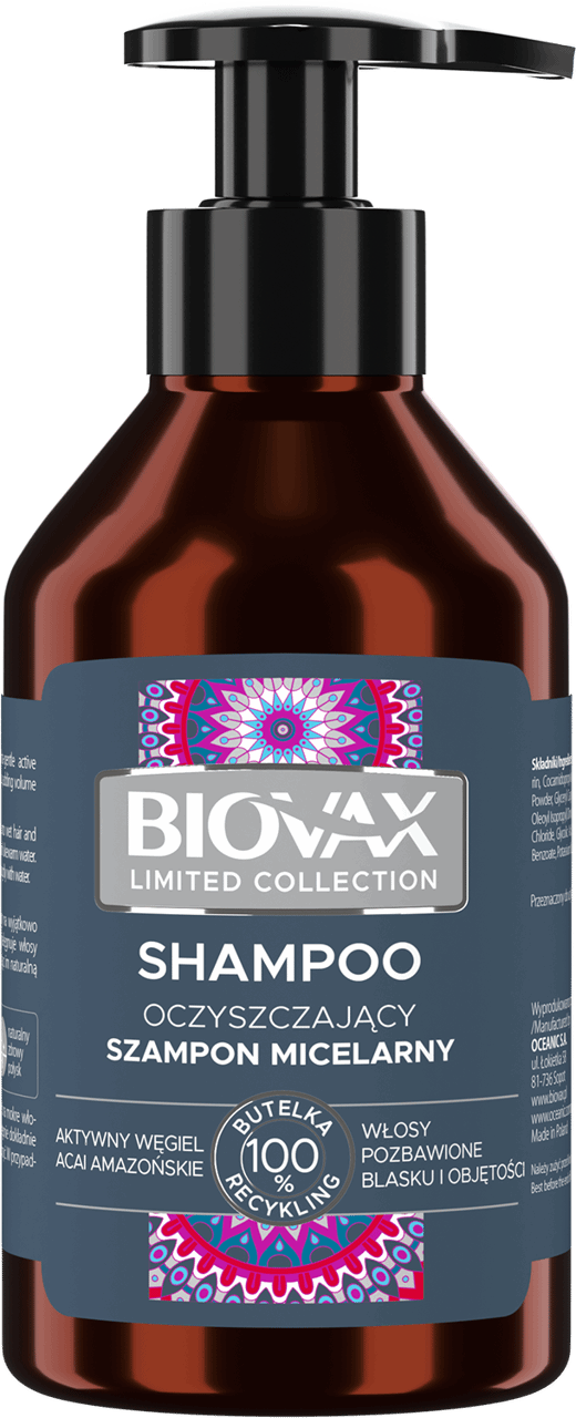 biovx szampon włosy pozbawiowne blasku aktywny węgiel acai