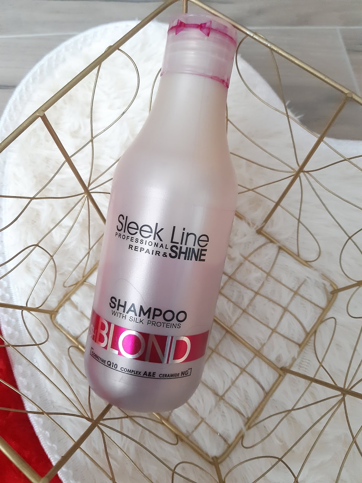 sleek line szampon różowy rossmann